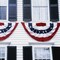 16-Piece USA Patriotic Pleated Fan Flags – 3 x 1.5 ft American Flag Bunting with Stars and Stripes for Memorial Day, 4th of July, and Labor Day Decorations